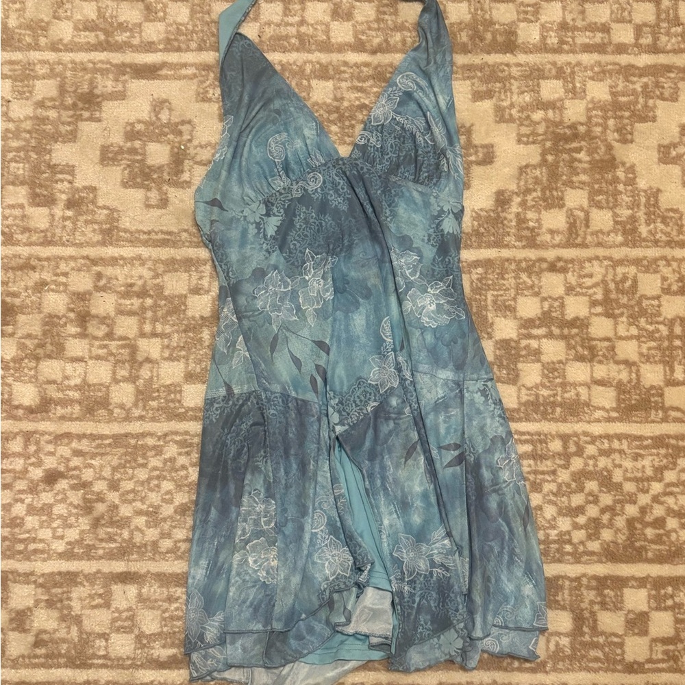 Princess Polly Blue Backless Dress